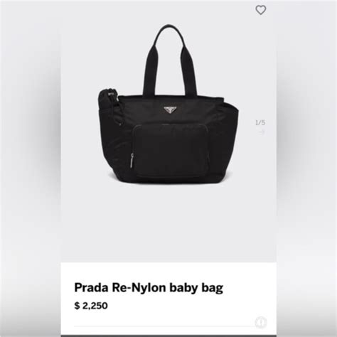 prada diaper bag poshmark